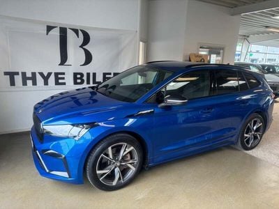 Blåmetal Brugt 2023 Skoda Enyaq iV SportLine SUV | 279.900 kr. (Fair pris)