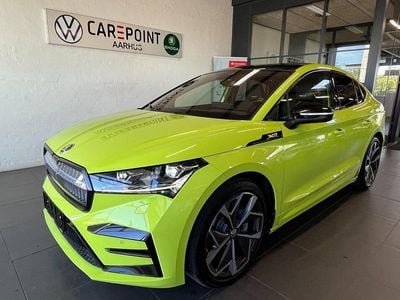 Lysgrøn Brugt 2023 Skoda Enyaq iV RS SUV | 349.800 kr. (Fair pris)
