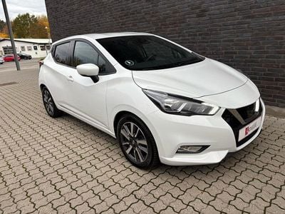Solid white Brugt 2019 Nissan Micra Acenta Hatchback | 94.900 kr. (Fair pris)
