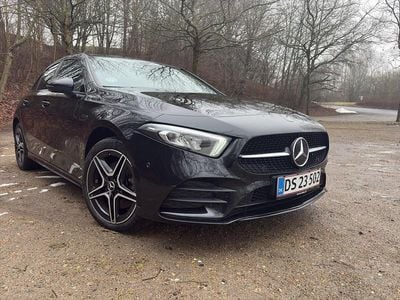 Brugt Mercedes A250 AMG line 218 HK (160 kW) 2020 Sortmetal Hatchback