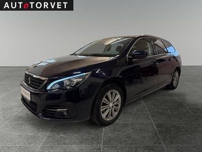 Blåmetal Brugt 2018 Peugeot 308 Allure Sky Stationcar | 69.700 kr. (Super pris)