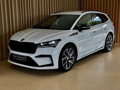 Brugt Skoda Enyaq iV SportLine 194 kW (265 HK) 2023 Hvidmetal SUV