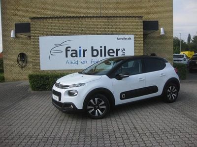 Hvid Brugt 2020 Citroën C3 Shine Hatchback | 109.900 kr. (Fair pris)
