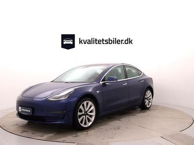 Brugt Tesla Model 3 Long Range AWD 323 kW (440 HK) 2019 Blåmetal Sedan