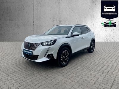 Hvid Brugt 2021 Peugeot e-2008 Allure SUV | 144.900 kr. (Fair pris)