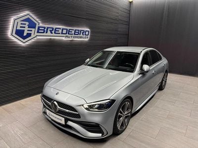 Brugt Mercedes C220 AMG line 200 HK (147 kW) 2017 Sort Sedan