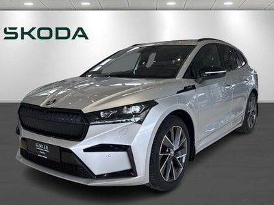 Sølvmetal Brugt 2021 Skoda Enyaq iV SportLine SUV | 259.900 kr. (Fair pris)