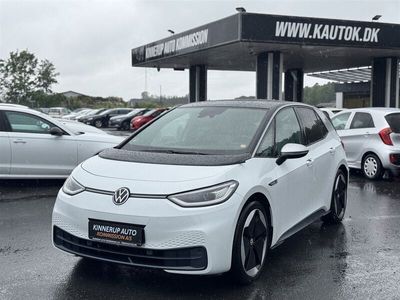 Hvid Brugt 2020 VW ID.3 Pro Performance Hatchback | 144.900 kr. (Lidt for dyr)