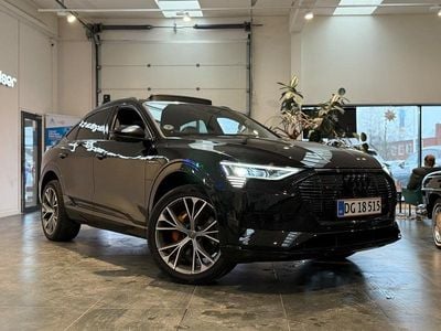 Brugt Audi e-tron S-Line 300 kW (408 HK) 2020 Sortmetal SUV