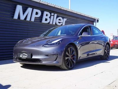 Gråmetal Brugt 2019 Tesla Model 3 Performance Sedan | 184.900 kr. (Fair pris)