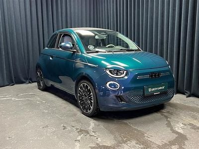 Peackok blue Brugt 2023 Fiat 500e La Prima Cabriolet | 179.900 kr. (Lidt for dyr)