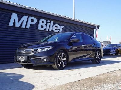 Brugt Honda Civic Executive 182 HK (133 kW) 2018 Sortmetal Sedan