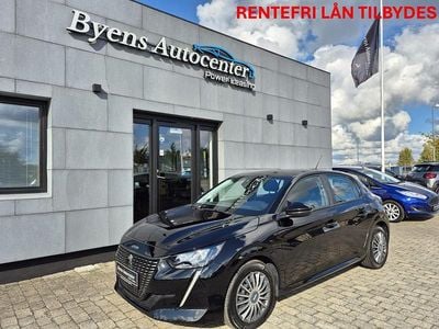 Brugt Peugeot 208 Active 75 HK (55 kW) 2020 Sort Hatchback