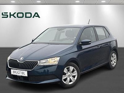 Blåmetal Brugt 2021 Skoda Fabia Ambition Hatchback | 114.900 kr. (Fair pris)