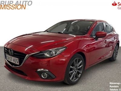 Rød Brugt 2015 Mazda 3 Optimum Hatchback | 61.900 kr. (Fair pris)