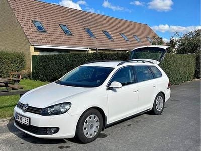Hvid Brugt 2010 VW Golf VI Stationcar | 34.000 kr.
