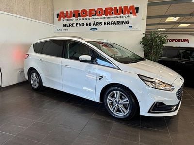 Hvid Brugt 2021 Ford S-MAX Titanium MPV | 169.900 kr.