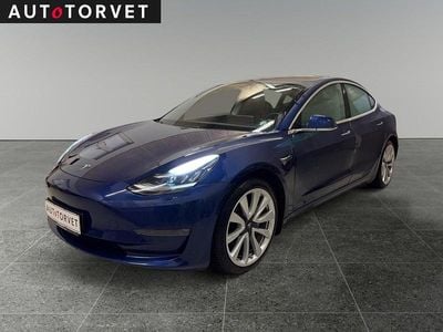 Mørkblåmetal Brugt 2020 Tesla Model 3 Long Range AWD Sedan | 137.900 kr. (Super pris)