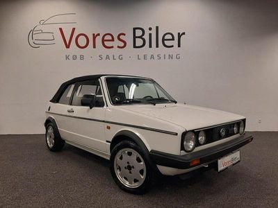 Hvid Brugt 1981 VW Golf Cabriolet Cabriolet | 119.900 kr.