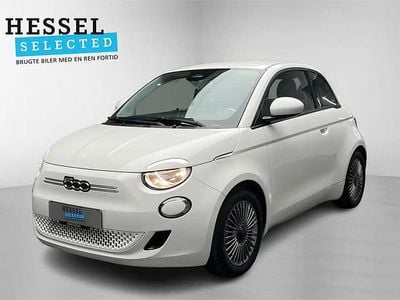 Hvid Brugt 2023 Fiat 500e Icon Hatchback | 97.900 kr. (Fair pris)