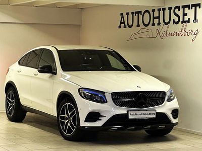 Hvid Brugt 2017 Mercedes GLC350 AMG line Coupe | 429.900 kr. (Fair pris)