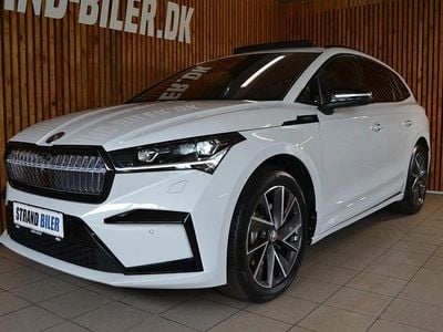 Hvid Brugt 2022 Skoda Enyaq iV SportLine SUV | 339.800 kr. (Lidt for dyr)
