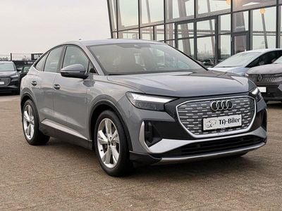 Grå Brugt 2022 Audi Q4 Sportback e-tron S-Line SUV | 289.750 kr.