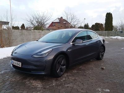 Grå Brugt 2019 Tesla Model 3 Long Range AWD Sedan | 154.900 kr. (Fair pris)