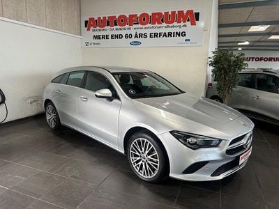 Sølvmetal Brugt 2020 Mercedes CLA250e Shooting Brake Stationcar | 289.900 kr.