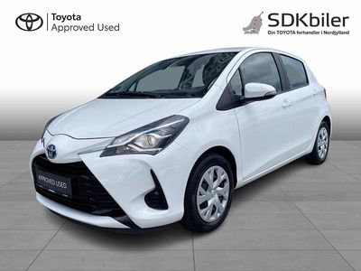 Hvid Brugt 2019 Toyota Yaris Hybrid H2 Hatchback | 134.900 kr. (Lidt for dyr)