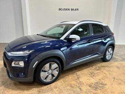 Stellar blue Brugt 2021 Hyundai Kona Premium SUV | 179.990 kr. (Fair pris)
