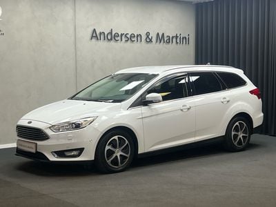 Hvid Brugt 2016 Ford Focus ST-Line Stationcar | 128.900 kr.
