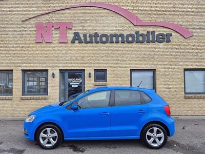 Blå Brugt 2015 VW Polo Hatchback | 49.900 kr. (Dyr)
