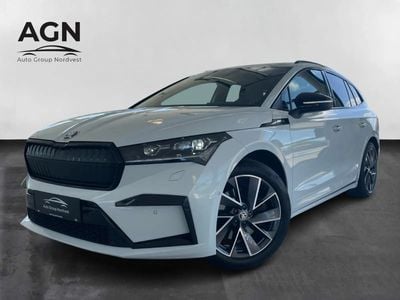 Hvid Brugt 2022 Skoda Enyaq iV SportLine SUV | 309.900 kr. (Fair pris)