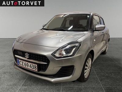 Sølvmetal Brugt 2021 Suzuki Swift Action Hatchback | 109.700 kr. (Super pris)