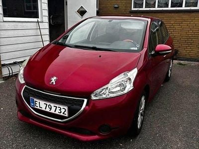 Rød Brugt 2014 Peugeot 208 Hatchback | 27.000 kr. (Fair pris)