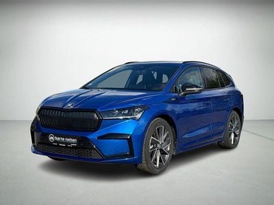 Mørkblåmetal Brugt 2022 Skoda Enyaq iV SportLine SUV | 229.900 kr. (Lidt for dyr)