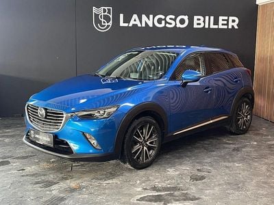 Brugt Mazda CX-3 Optimum 120 HK (88 kW) 2016 Blå SUV