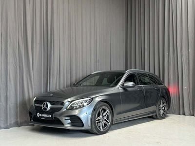 Gråmetal Brugt 2018 Mercedes C220 AMG line Stationcar | 229.900 kr. (God pris)