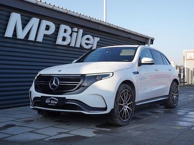 Hvid Brugt 2020 Mercedes EQC400 AMG line SUV | 249.900 kr.