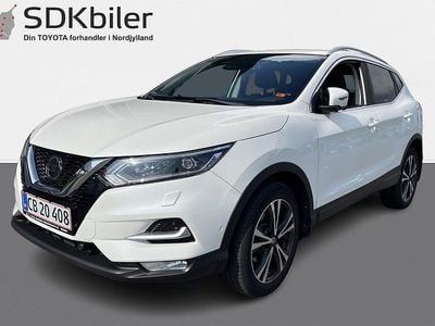 Perle hvid Brugt 2018 Nissan Qashqai Tekna SUV | 174.900 kr. (Dyr)