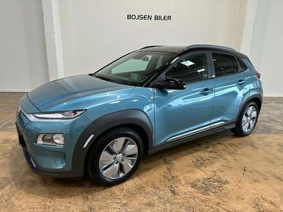 Ceramic blue Brugt 2021 Hyundai Kona Premium SUV | 179.990 kr. (Fair pris)