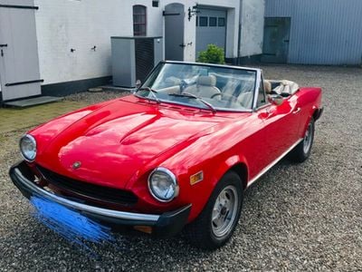 Rød Brugt 1975 Fiat 124 Spider Cabriolet | 119.000 kr.