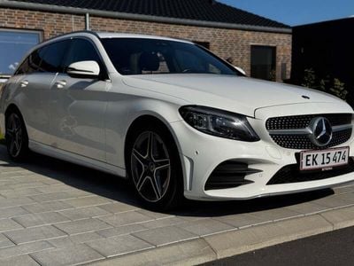 Hvidmetal Brugt 2018 Mercedes C220 AMG line Stationcar | 289.700 kr. (Lidt for dyr)