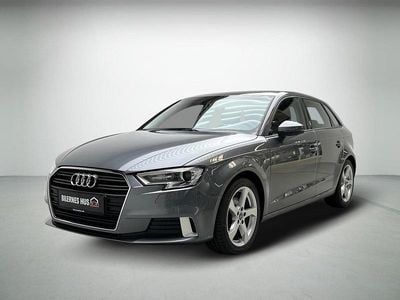 Gråmetal Brugt 2018 Audi A3 Sportback Sport Hatchback | 199.980 kr. (Lidt for dyr)