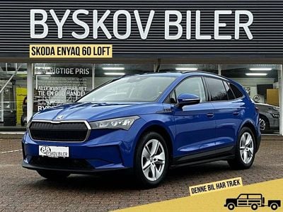 Blå Brugt 2021 Skoda Enyaq iV Loft SUV | 199.995 kr. (Lidt for dyr)