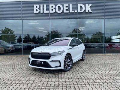 Hvid Brugt 2022 Skoda Enyaq iV SportLine SUV | 319.800 kr. (Fair pris)