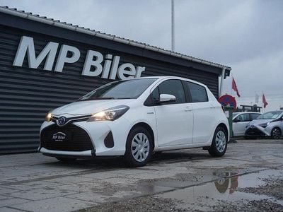 Hvid Brugt 2016 Toyota Yaris Hybrid H2 Hatchback | 94.700 kr. (Fair pris)