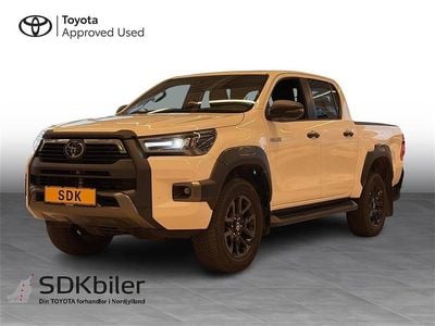 Pure white Brugt 2024 Toyota HiLux T4 Afhentning | 359.900 kr.