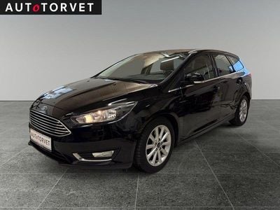 Sort Brugt 2015 Ford Focus Titanium Stationcar | 92.700 kr. (God pris)